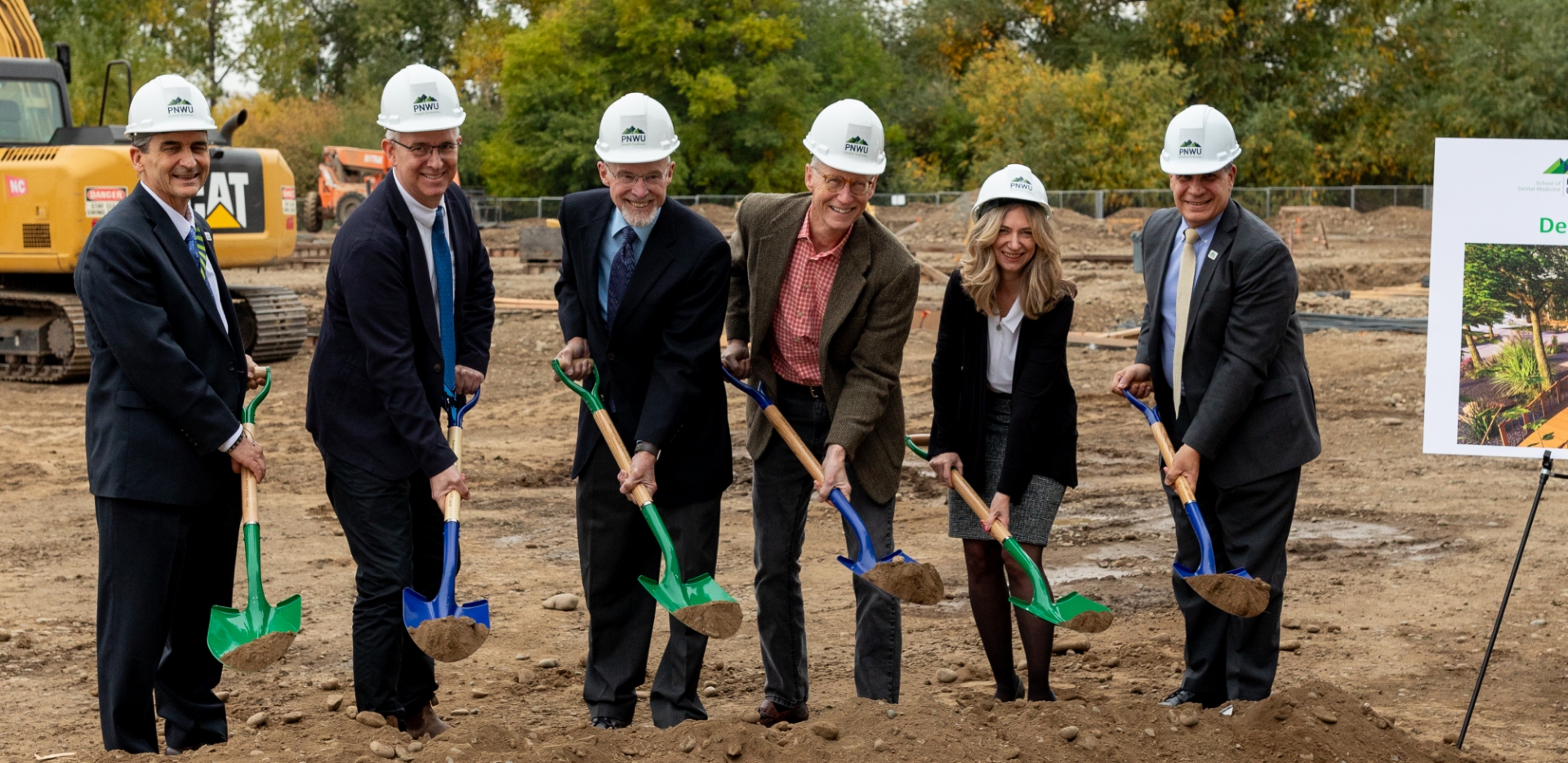 Groundbreaking ceremony for Dental Dental Equity Hall at PNWU